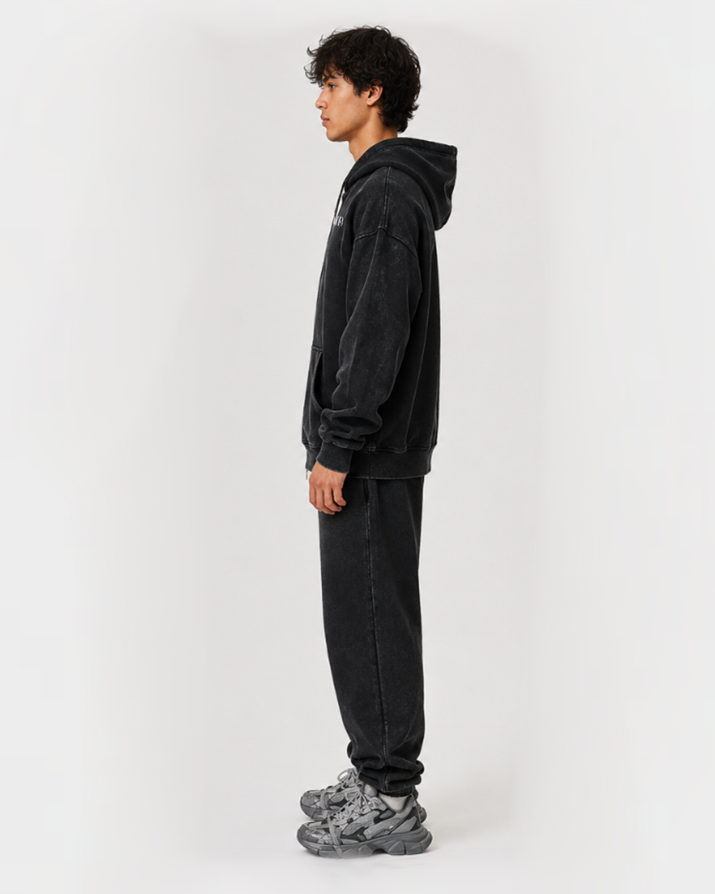 Vintage Washed Zip-Up Hoodie