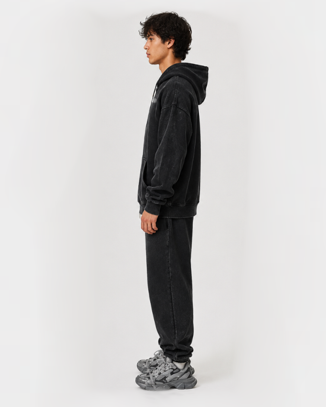 Vintage Washed Zip-Up Hoodie