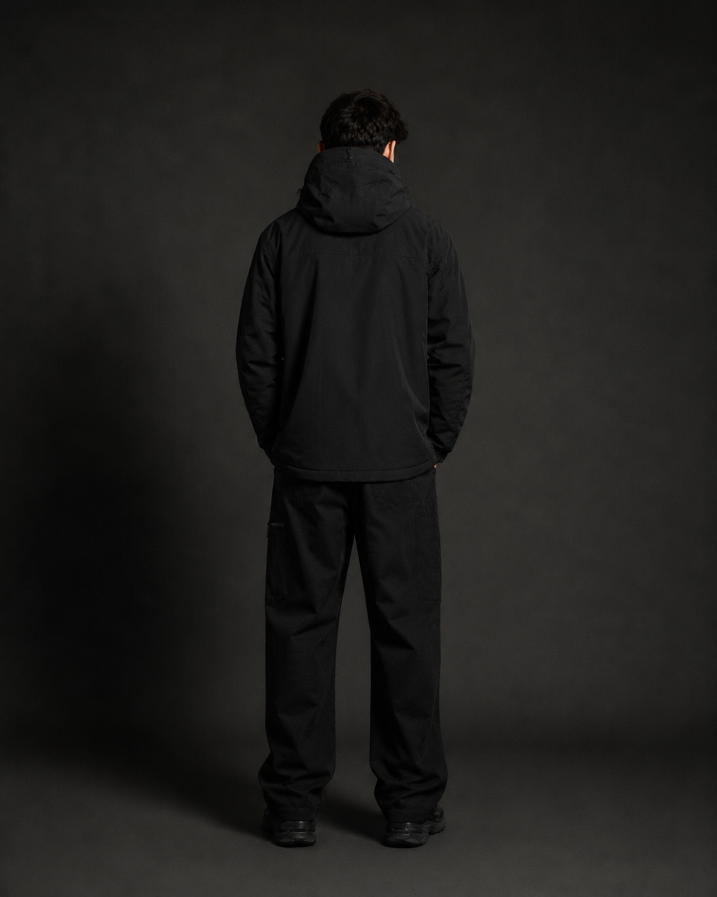 Eclipse Windbreaker - Midnight Black