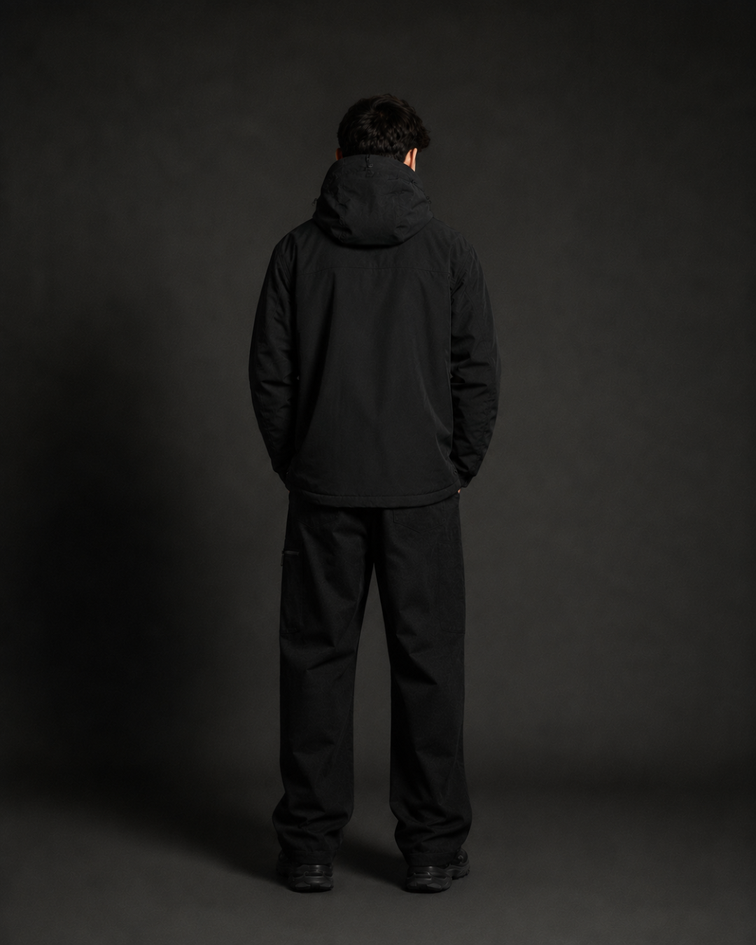 Eclipse Windbreaker - Midnight Black